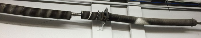 Broken Torsion spring Elizabeth